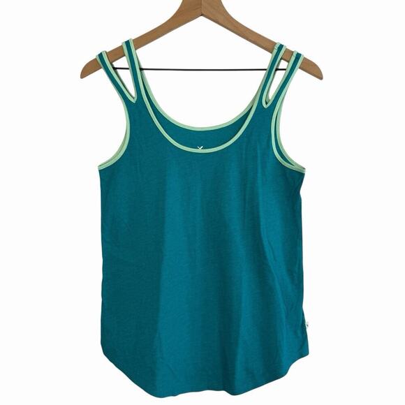 American Eagle Outfitters Tops - American Eagle Womens Double Strap Tank Top Green 2014 Small